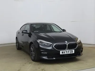 Begagnad BMW 218 Sport Line 136 HK (100 kW) 2021 Svart Sportkupé