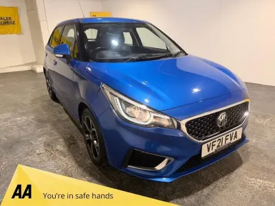 Usado MG MG3 Exclusive 106 CV (77 kW) 2021 Azul Utilitario