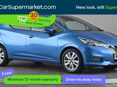 Usado Nissan Micra Acenta 101 HP (74 kW) 2019 Azul Citadino