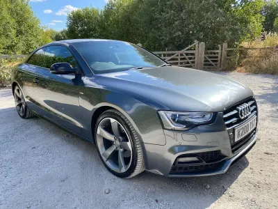Used Audi A5 Black Edition 177 HP (130 kW) 2015 Grey Coupe