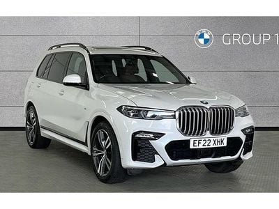 Mineral white Used 2022 BMW X7 M Sport SUV | £48,950 (Good price)