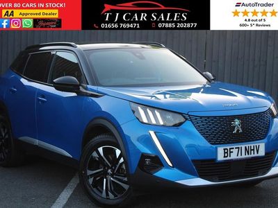 Used Peugeot e-2008 GT 2021 Blue SUV