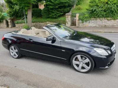 Used Mercedes E250 SE 201 HP (147 kW) 2010 Black Cabriolet