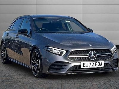 Used Mercedes A35 AMG Premium 306 HP (225 kW) 2022 Iridium silver Hatchback