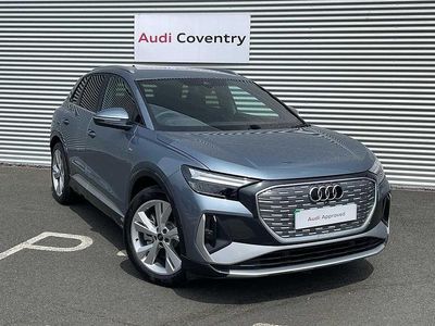 Geyser blue Used 2025 Audi Q4 e-tron S-Line SUV | £38,911 (Fair price)