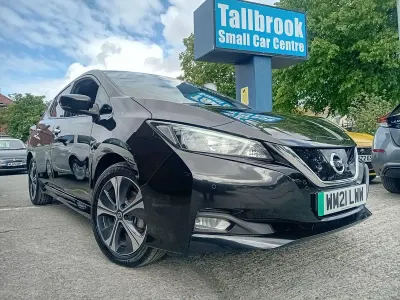 Used Nissan Leaf N-Connecta 110 kW (150 HP) 2021 Black Hatchback
