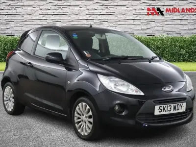 Used Ford Ka Zetec 69 HP (50 kW) 2013 Black Hatchback