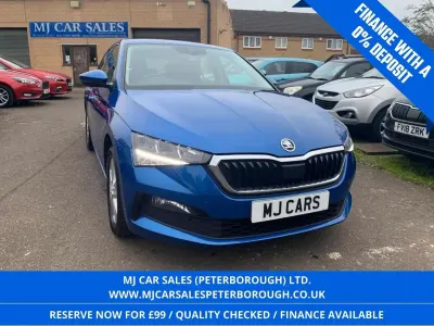 Used Skoda Scala SE 95 HP (69 kW) 2019 Blue Hatchback