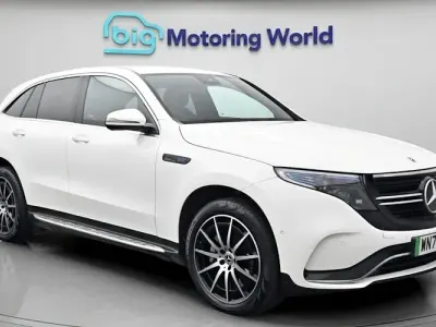 Used Mercedes EQC400 AMG line 300 kW (408 HP) 2022 White SUV