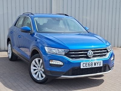 Blue Used 2018 VW T-Roc SE SUV | £11,698 (Fair price)