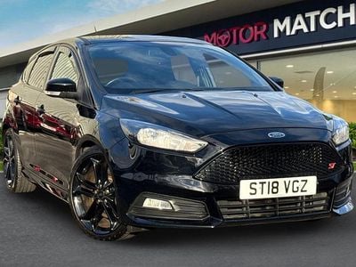 Black Used 2018 Ford Focus ST Hatchback | £13,780 (Good price)