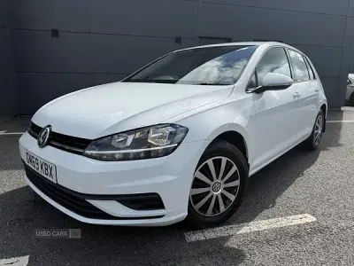 Used VW Golf VII S 115 HP (84 kW) 2020 White Hatchback