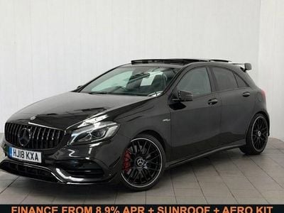 Used Mercedes A45 AMG Premium 381 HP (280 kW) 2018 Black Hatchback