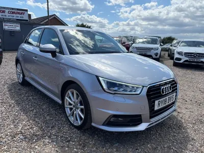 Used Audi A1 Sportback S-Line 125 HP (91 kW) 2018 Silver Hatchback