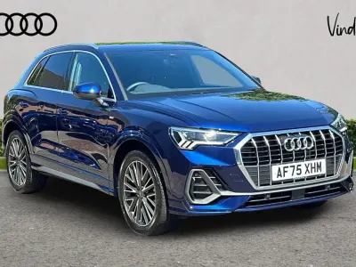 Used Audi Q3 S-Line 150 HP (110 kW) 2025 Blue SUV