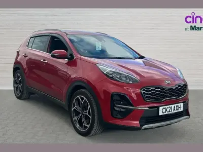 Used Kia Sportage GT-Line 134 HP (98 kW) 2021 Red SUV