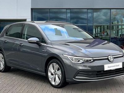 Dolphin grey metallic Used 2021 VW Golf VIII Style Hatchback | £17,591 (Fair price)