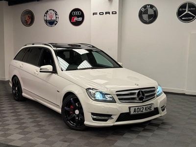 Used Mercedes C250 2012 White Estate