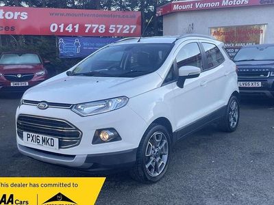 White Used 2016 Ford Ecosport Titanium SUV | £7,995 (Fair price)