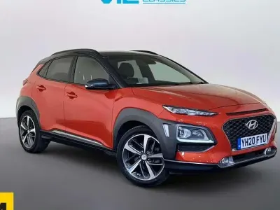 Used Hyundai Kona Premium 177 HP (130 kW) 2020 Orange SUV