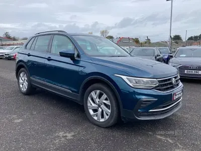 Begagnad VW Tiguan Life 150 HK (110 kW) 2021 Blå SUV