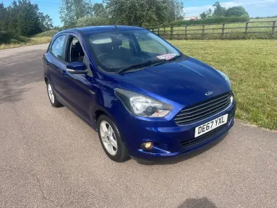 Used Ford Ka Plus Zetec 70 HP (51 kW) 2017 Blue Hatchback