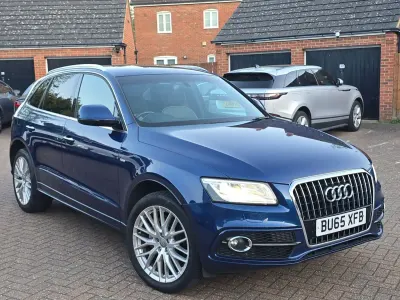 Begagnad Audi Q5 S-line plus 190 HK (139 kW) 2015 Blå SUV