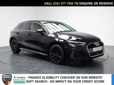 Used Audi A3 Sportback S-Line 204 HP (150 kW) 2023 Black Hatchback