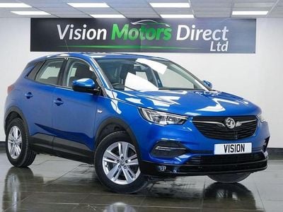 Used Vauxhall Grandland X S 130 HP (95 kW) 2018 Blue SUV