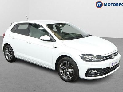 White Used 2019 VW Polo R-line Hatchback | £16,299 (Fair price)