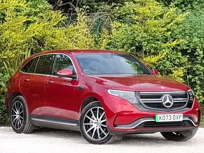 Used Mercedes EQC400 AMG line 300 kW (408 HP) 2023 Red SUV