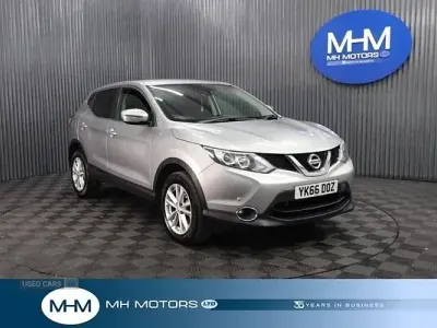 Used Nissan Qashqai Acenta 110 HP (80 kW) 2017 Silver SUV