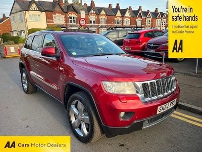 Red Used 2012 Jeep Grand Cherokee Overland SUV | £7,500