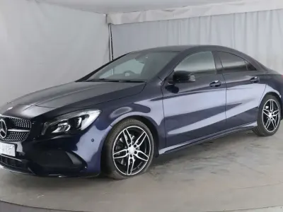 Used Mercedes CLA220 AMG line 2017 Blue Coupe