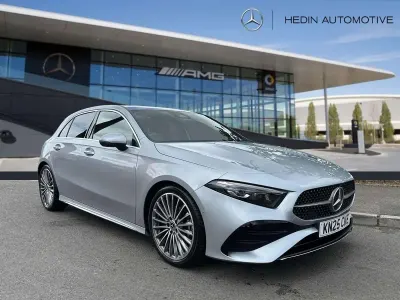 Used Mercedes A200 AMG Line Premium Plus 163 HP (119 kW) 2025 Silver Hatchback