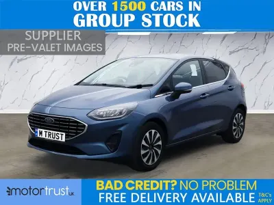 Used Ford Fiesta Titanium 125 HP (91 kW) 2023 Blue Hatchback