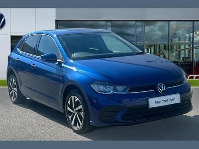 Used VW Polo Match 95 HP (69 kW) 2025 Blue Hatchback