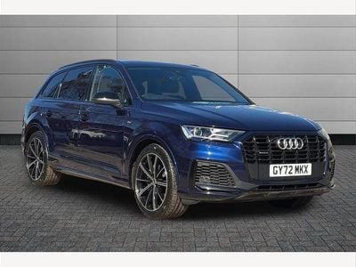 Used Audi Q7 Black Edition 340 HP (250 kW) 2022 Blue SUV
