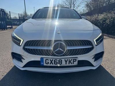 Used Mercedes A180 AMG Line Premium Plus 116 HP (85 kW) 2018 White Hatchback