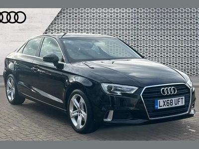 Used Audi A3 Sport 147 HP (108 kW) 2018 Black Sedan
