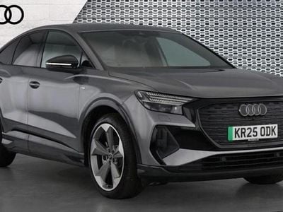 Grey Used 2025 Audi Q4 e-tron Black Edition SUV | £36,890 (Fair price)