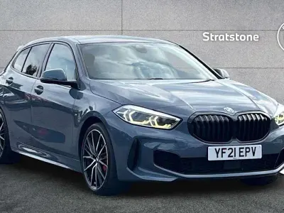 Used BMW 128 ti 265 HP (194 kW) 2021 Blue Hatchback