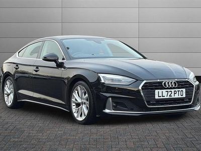 Brilliant black Used 2022 Audi A5 Sport Hatchback | £21,350 (Good price)