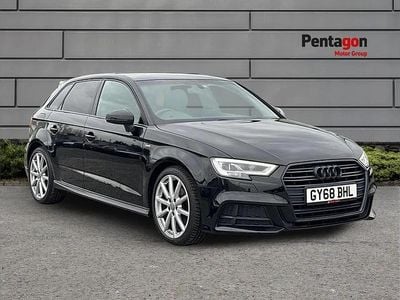 Used Audi A3 Black Edition 113 HP (83 kW) 2018 Black Sedan