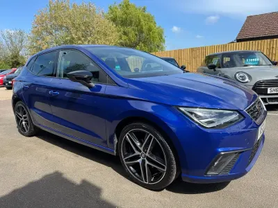 Used Seat Ibiza FR Sport 110 HP (80 kW) 2021 Blue Hatchback