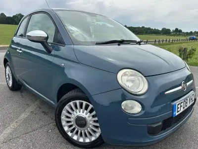 Used Fiat 500 Pop 69 HP (50 kW) 2008 Blue Hatchback