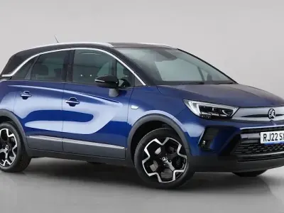 Used Vauxhall Crossland Ultimate 131 HP (96 kW) 2022 Blue SUV