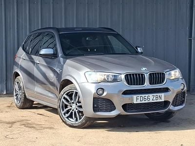 Begagnad BMW X3 M Sport 190 HK (139 kW) 2016 Grå SUV
