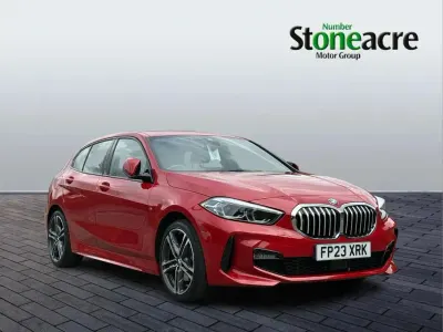 Used BMW 118 M Sport 134 HP (98 kW) 2023 Red Hatchback