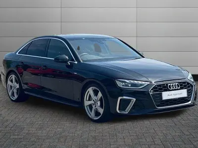 Used Audi A4 S-Line 204 HP (150 kW) 2022 Mythos black Sedan